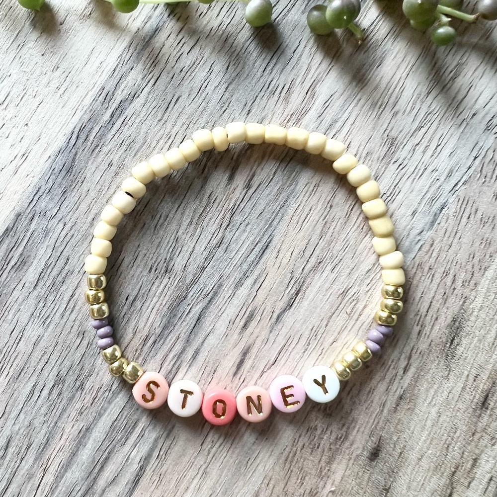 STONEY | Post Malone Beaded Bracelet | UNISEX | Elastic Stretch Fit